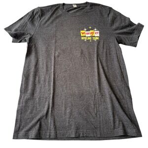 Wrangler Bowling Team Graphic T-Shirt Charcoal Gray Size M